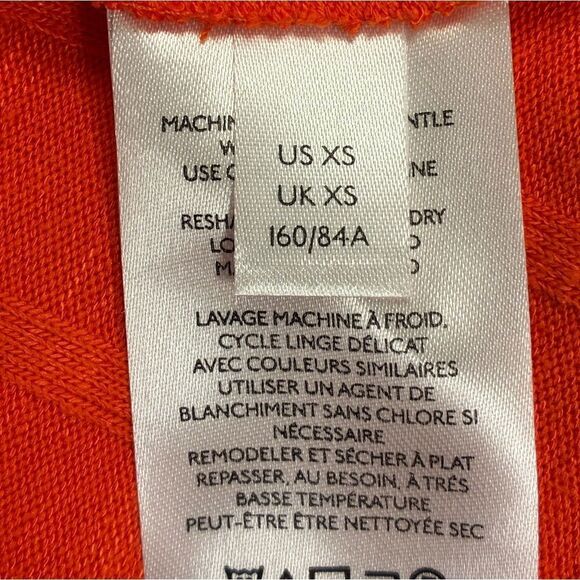 ANTHROPOLOGIE MAEVE Devine Tunic Sweater Orange Women’s Size XS - Picture 6 of 7